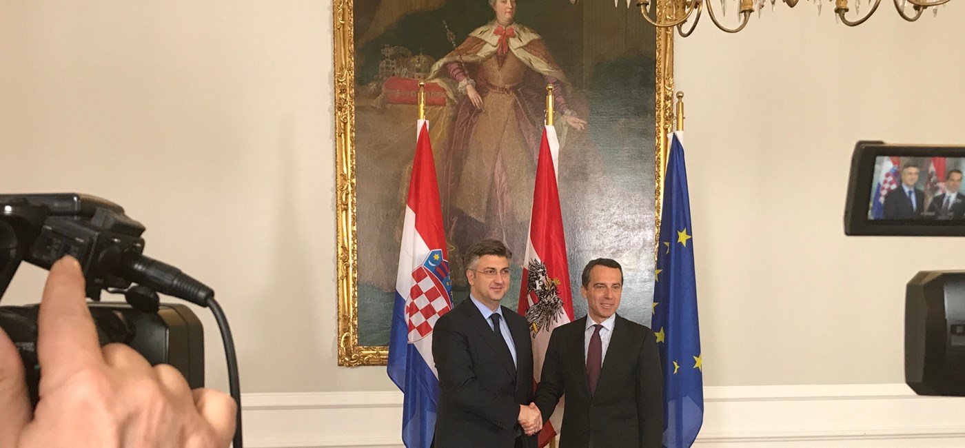 Predsjednik Vlade Plenković u Beču: Visok stupanj suglasja s Austrijom o bilateralnim i međunarodnim pitanjima